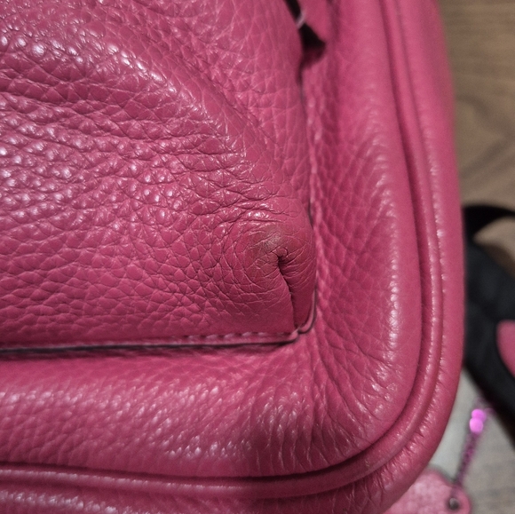 EUC Coach Small Pink Leather Backpack - Picture 3 of 16